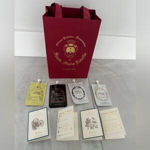 Santa Maria Novela Shopping Bag +8 Samples Parfum/Cologne Cream Liquid Soap Bath